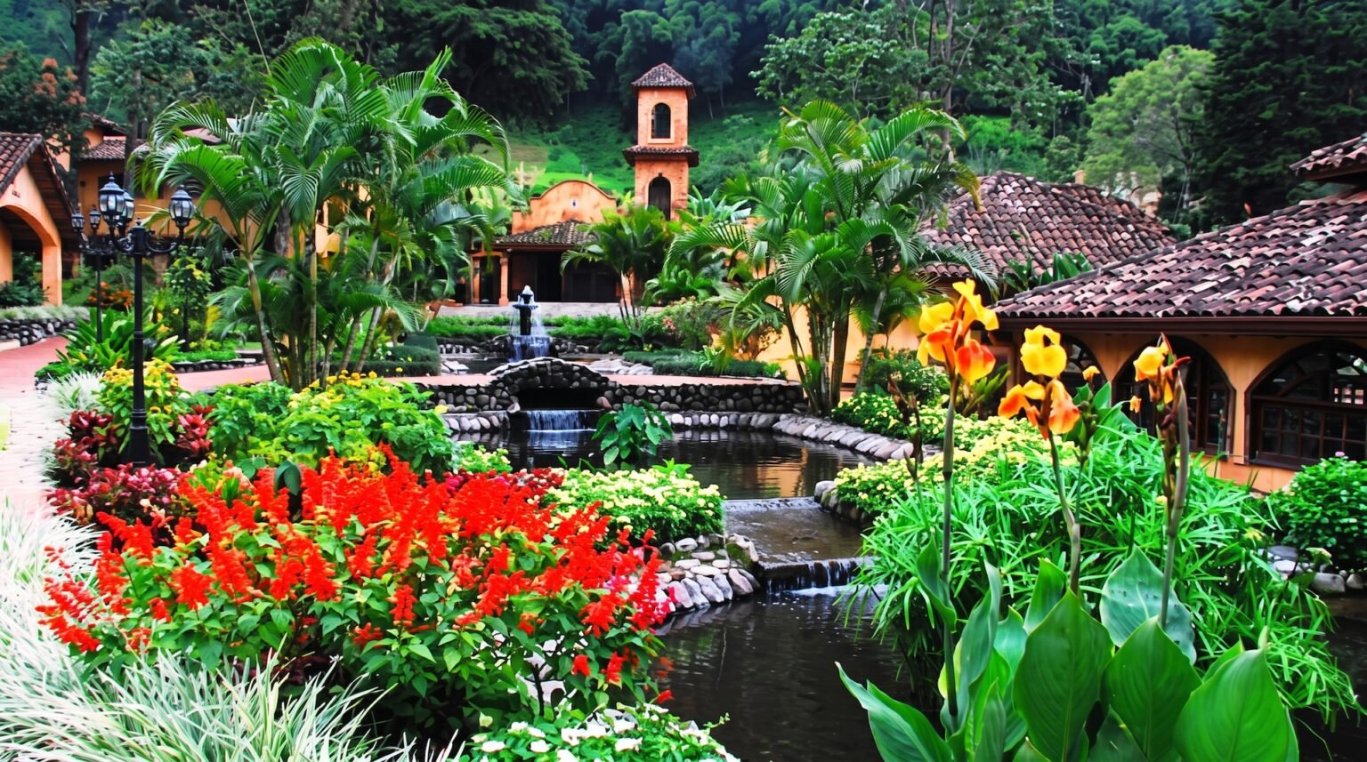Flower gardens Boquete Panama